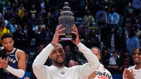 Lillard sweeps All-Star weekend by adding MVP to 3-point title | kgw.com