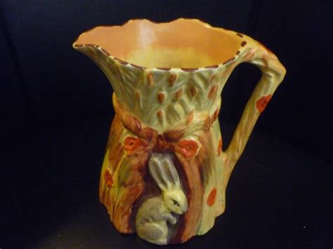 Art Deco S English Burleigh Ware Jug Pitcher Harvest