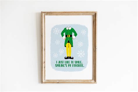 Elf Print, Elf Quote, Printable Poster, Print at Home, Elf Printable ...