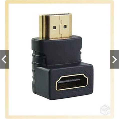 Adaptador Hdmi 90 Graus Em L Macho X Fêmea Adaptador Hdmi Curva Em L