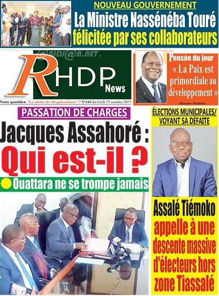 Titrologie Octobre Revue De La Presse Ivoirienne Yeclo