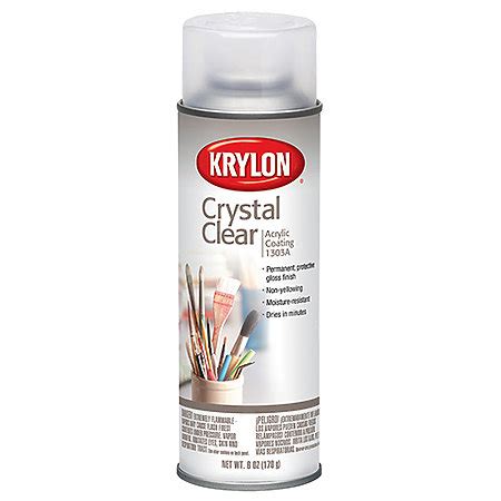 Krylon Crystal Clear Spray Varnish 11oz