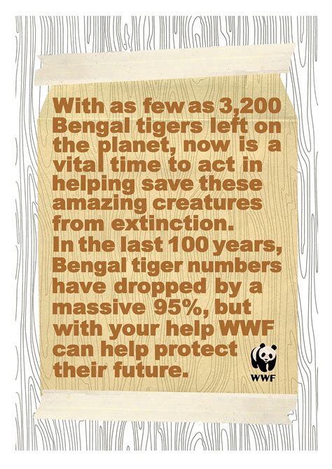 Wwf Save The Tiger Poster Campaign Behance