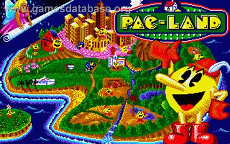 Pac Land Atari St Artwork Title Screen