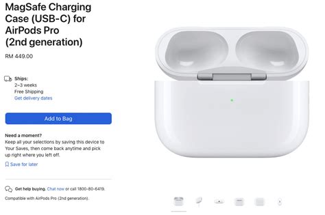 Apple Now Sells The AirPods Pro Charging Case With USB-C Separately For ...