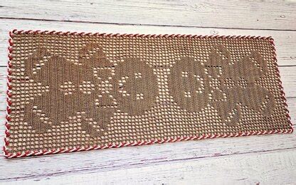 Gingerbread Man Table Runner Crochet Pattern By Raine Eimre Lovecrafts