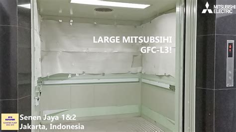 New Mitsubishi Traction Freight Elevator At Senen Jaya Jakarta