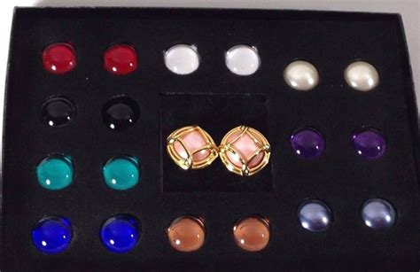 Joan Rivers Classics Collection Interchangeable Caged Clip Earring Set