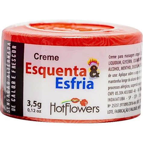 Creme Esquenta E Esfria Creme Funcional Hotflower Shopee Brasil