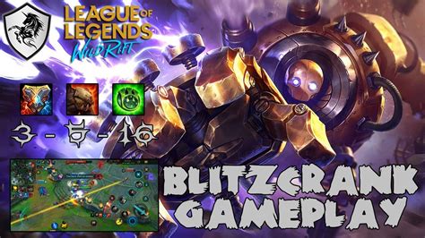 Fired Up And Ready To Serve Blitzcrank Wild Rift Gameplay Youtube