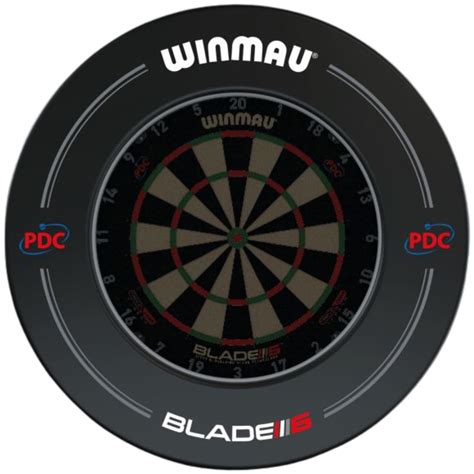 Winmau Pdc Black Dartboard Surround Podium Sport Ireland