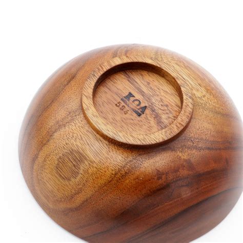 Hawaiian Koa Wood Turned Bowl Medium Koawood Ranch