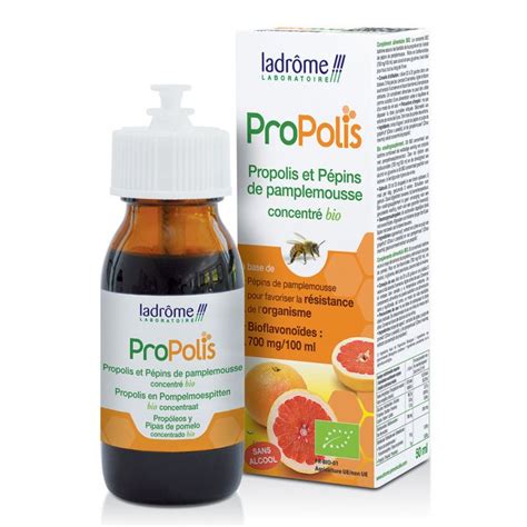 Concentré Propolis et Pépins de Pamplemousse Propolis 50ml Ladrôme