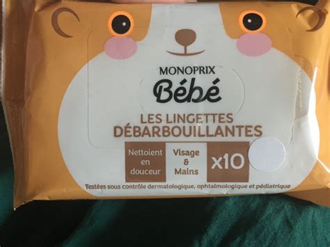 Monoprix Lingettes D Barbouillantes Inci Beauty