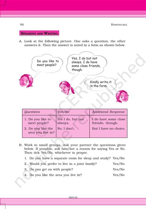 Ncert Book For Class English Honeysuckle Chapter Fair Play