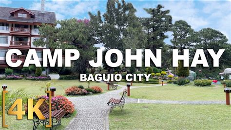 Walking Tour Inside Camp John Hay Baguio City 4k Tour From Home