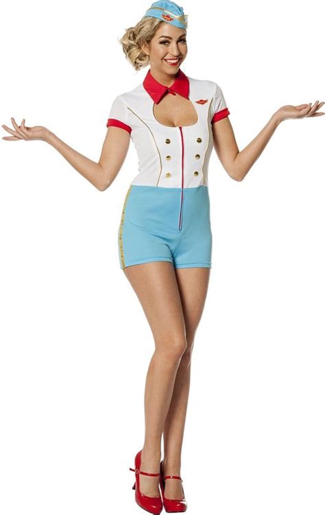 Catsuit Stewardess Voor Dame Bol