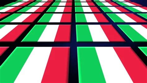 Italy Flag Animated Background 3d Animat... | Stock Video | Pond5