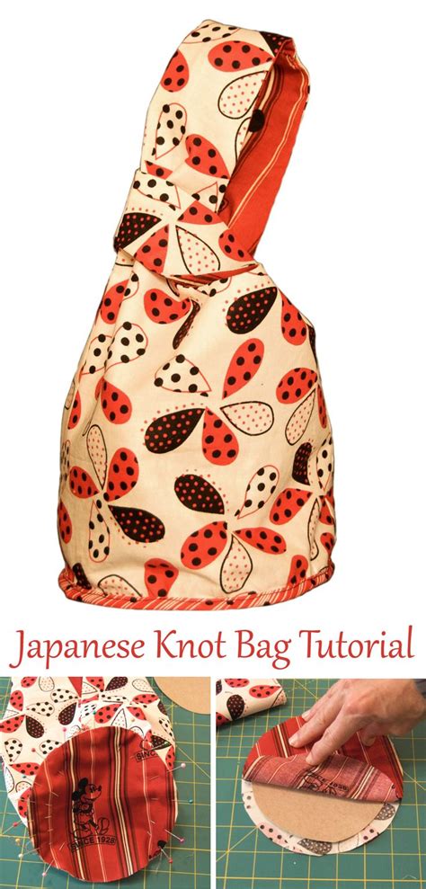 Japanese Knot Bag Pattern Tutorial Japanese Knot Bag Tote Bag