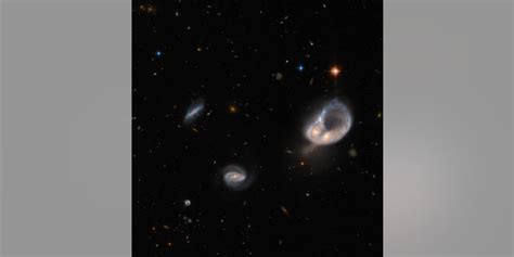 Hubble Space Telescope Image Shows Galaxies Merge 671m Light Years Away Fox News