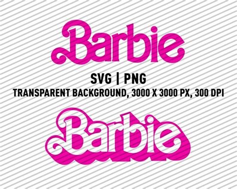 Barb Logos Barbi Svg Png Svg Princess Silhouette Pink Doll Etsy Australia