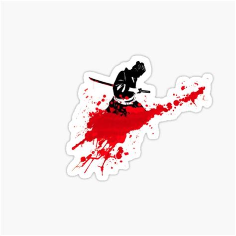 Hara Kiri Samouraï Sticker For Sale By Zebia Redbubble