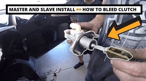 Clutch Master Slave Cylinder Stainless Clutch Lines Install Bleed