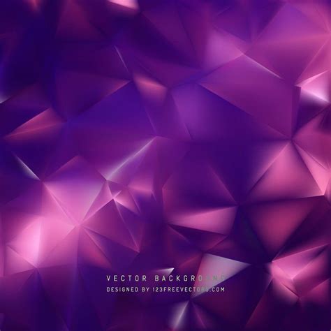 Dark Purple Geometric Polygon Background Geometric Free Vector Backgrounds Polygon