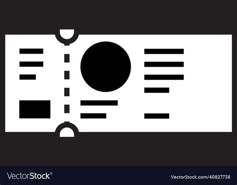 Cinema ticket Royalty Free Vector Image - VectorStock