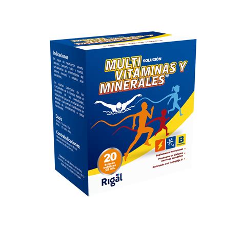 Multivitaminas Y Minerales Sobres Rigal