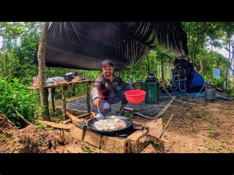 PESCAMOS DESMONTAMOS ACAMPAMENTO E FIZEMOS PEIXE FRITO NO DISCO DE