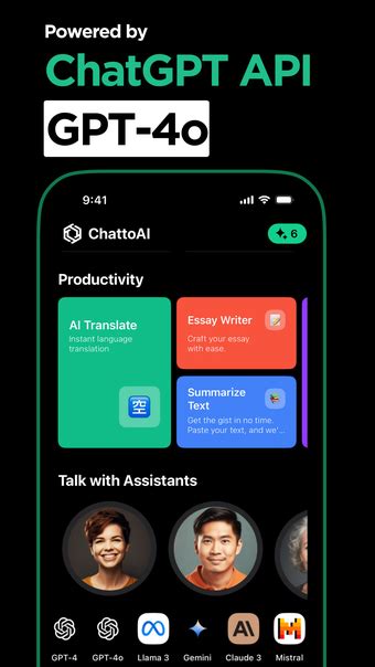 Chatto Ai Chat Ai Chatbot Para Iphone Descargar