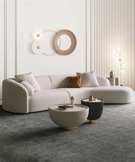 Modern Curve Sofa Couch Sanfurniture Ae