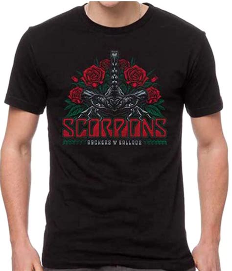 Scorpions T Shirt Mens At Rock Band T Shirts Scorpions Merch Shop