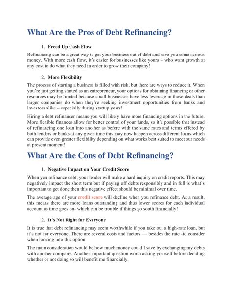 Ppt The Complete Guide Of Debt Refinancing Powerpoint Presentation