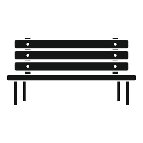 Square Bench Icon Simple Style 14571252 Vector Art At Vecteezy