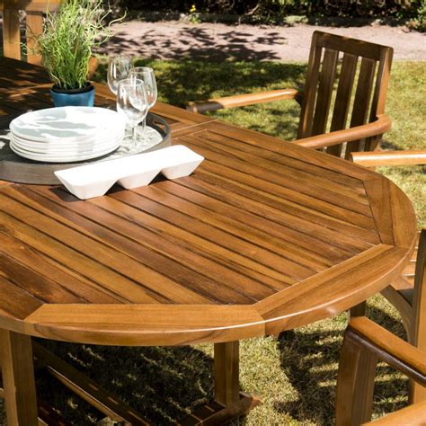 HANNA Table De Jardin 10 12 Personnes Ovale Double Extension 200