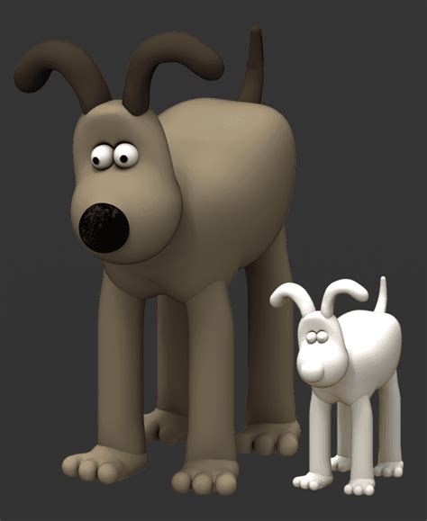 Wallace and Gromit - Gromit sculpt - 3D model by Oddity3d on Thangs