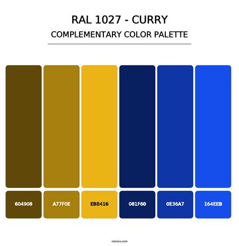 Ral Curry Color Palettes Colorxs