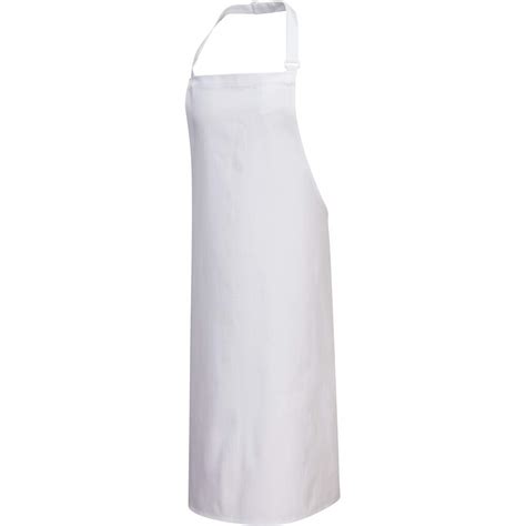 Portwest Cotton Bib Apron White The Ppe Online Shop