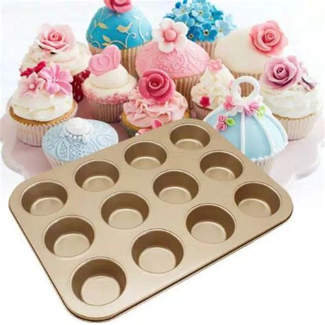 Jual LOYANG CUPCAKES LOYANG MUFFIN 12 LUBANG Shopee Indonesia