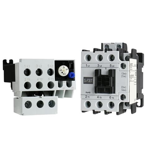 Amazon.com: Baomain Shihlin Electric Contactor S-P30T 110V + TH-P20 ETA 22-34A Thermal Overload ...