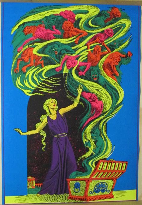 Pandora's Box Poster 1971 Vintage Collectible