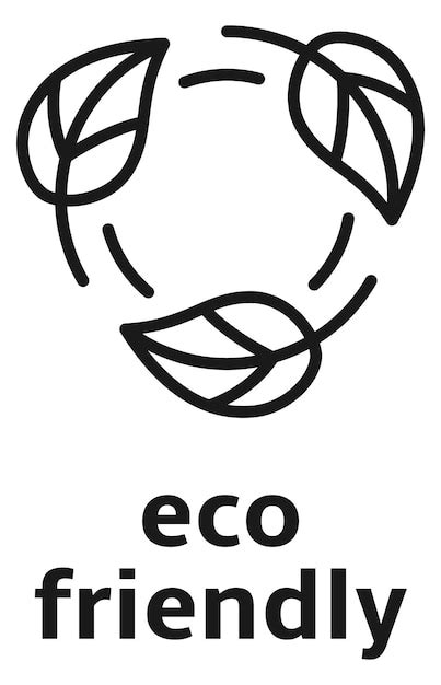 Etiqueta Ecol Gica Icono De Medio Ambiente Bio Natural Vector Premium