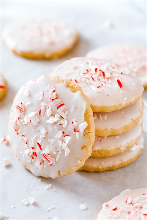 Peppermint Christmas Shortbread Cookies Recipe Christmas Cookies Recipe — Eatwell101