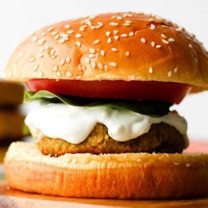 Greek Chickpea Burgers Vegetarian Hannah Magee RD Recipe