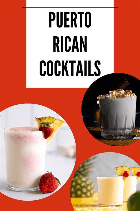 Puerto Rican Cocktails - A Collection of Popular Puerto Rican Drinks