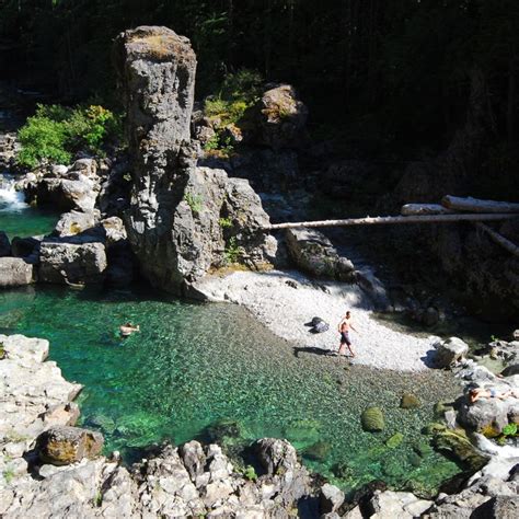 Three Pools On The North Fork Of The Santiam River Is Among The Best