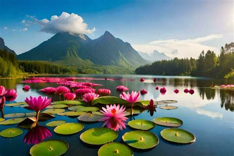 Lake Flowers Stock Photos, Images and Backgrounds for Free Download