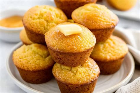 Sweet Cornbread Muffins Insanely Good